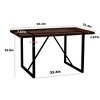 Modern Minimalist Round & Rectangular MDF Dining Table, for Office, Home & Kitchen, Available in Multiple Colors - 2 of 4