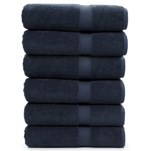 Linum Home Textiles 100% Turkish Cotton Sinemis Terry Bath Towels (Set of 6) - 1 of 2