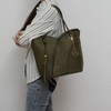 MKF Collection Imogene Two-tone Whip Stitches Vegan Leather Women’s Shoulder bag with Wallet by Mia K - 3 of 4