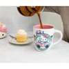 Silver Buffalo Sanrio Hello Kitty Rainbow Car Jumbo Curved Ceramic Latte Mug | Holds 25 Ounces - 3 of 4