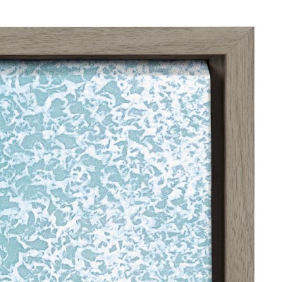 Tropical Escape Coastal Landscape Framed Canvas Wall Art