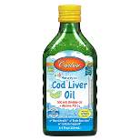 Carlson - Kid's Cod Liver Oil, 550 mg Omega-3s + A & D3, Norwegian, Wild Caught, Sustainably Sourced, Lemon