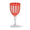 TAG Villa 22 oz Orange Acrylic All Purpose Red White BPA-Free, Dishwasher Safe, Durable Drinkware Set of 6 - 2 of 2