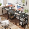Bestier 59inch L Shaped Desk with Shelves Home Office Gaming Computer Desk - 2 of 4