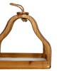 Set of 2 Lantern Trays Natural Wood, Metal & Jute by Foreside Home & Garden - 3 of 4