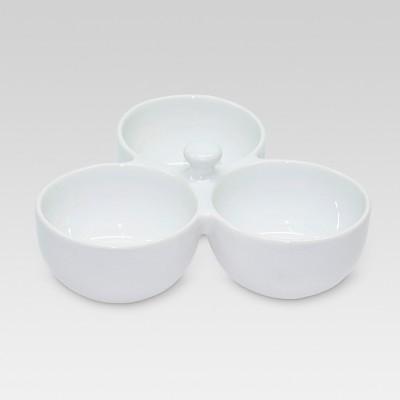 Porcelain 3-Section Divided Server - Threshold™