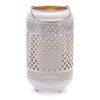 Lattice Punched Metal Lantern with Gold Accent 13.75"H - 2 of 2