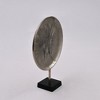Metallic Sphere Table Accent – Aluminum Sculpture with Black Base (13.5x4.5x17") - 2 of 4