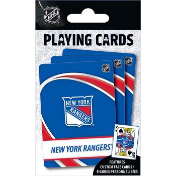MasterPieces Officially Licensed NHL New York Rangers Playing Cards - 54 Card Deck for Adults