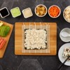 Juvale 12 Pack Bamboo Sushi Making & Rolling Mat for Kitchen and Restaurants, 9.5 x 9.5 In - image 3 of 4