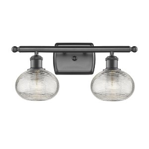 Ithaca - 2 Light Bath Vanity In Industrial Style-8 Inches Tall and 16 Inches Wide - 1 of 1