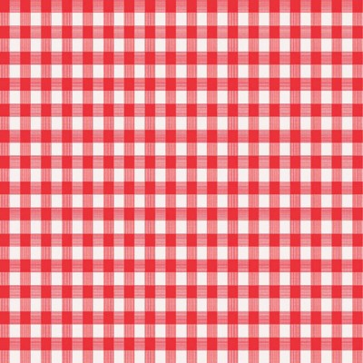 Magic Cover Red and White Checkered Vinyl Disposable Tablecloth