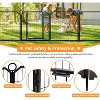 Acekool Steel Pet Playpen - 40" 8-Panel Secure Play Yard for Small Pets - 3 of 4