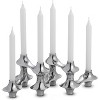Nambe Cortina Hinged Candelabra - Silver - 2 of 4