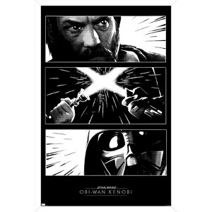 Trends International Star Wars: Obi-Wan Kenobi - Panels Framed Wall Poster Prints - 1 of 4