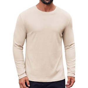 COOFANDY Thermal Shirts for Men Heavyweight Long Sleeve T Shirt