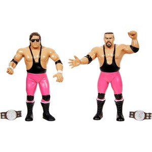 WWE LJN Superstars Hart Foundation Tag Team 2-Pack, 1980s Retro 8