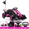 24V Kids Ride on Go Kart, 7.5mph Variable High Speed Drifting Car, 7ah Battery 200W*2 Motors, Power Display Racing Toy for for 6+ - 2 of 4