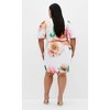 Women's Plus Size Braelynn Floral Mini Dress - print | CITY CHIC - 2 of 4