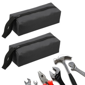 Unique Bargains Oxford Cloth Multi-Purpose Organizing Zipper Electrician Tool Bags 2 Pcs - 1 of 4