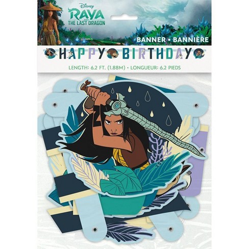 Backdrops & Props Party Supplies Raya and The Last Dragon Party ...