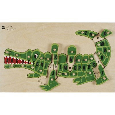 crocodile alphabet puzzle