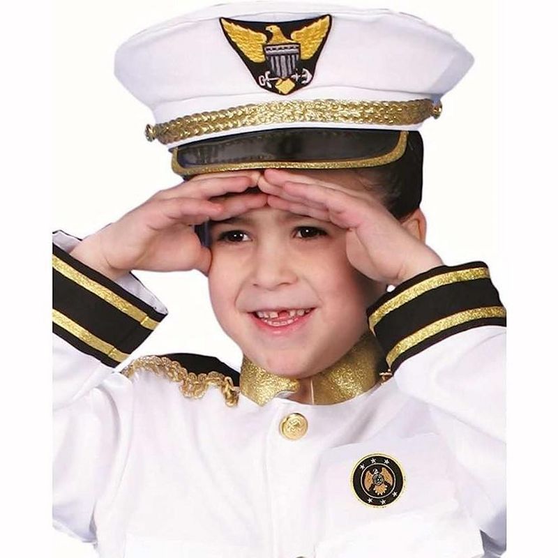Dress Up America Navy Admiral Costume - Ship Captain Uniform For Toddlers, 3 of 4