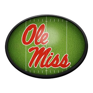 College Football On the 50 Design Oval Slimline Lighted Wall Sign - 1 of 4