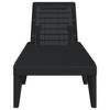 vidaXL Sun Lounger Anthracite 73.2"x23.6"x11.4" PP - 4 of 4