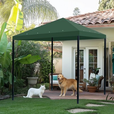 Green Polyester Outdoor Gazebo Replacement Canopy Cover