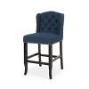 NicBex Dining Chairs Set of 2 Upholstered Chair Counter Height Stools?Fabric Tufted Wingback Chairs for Kitchen, Blue - 2 of 4