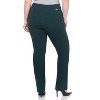 Rekucci Comfort Knit Bootcut Leg Pants for Curvy Women with Tummy Control - 3 of 4