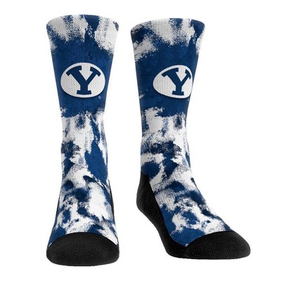 NCAA BYU Cougars Paint Crew Socks - L/XL