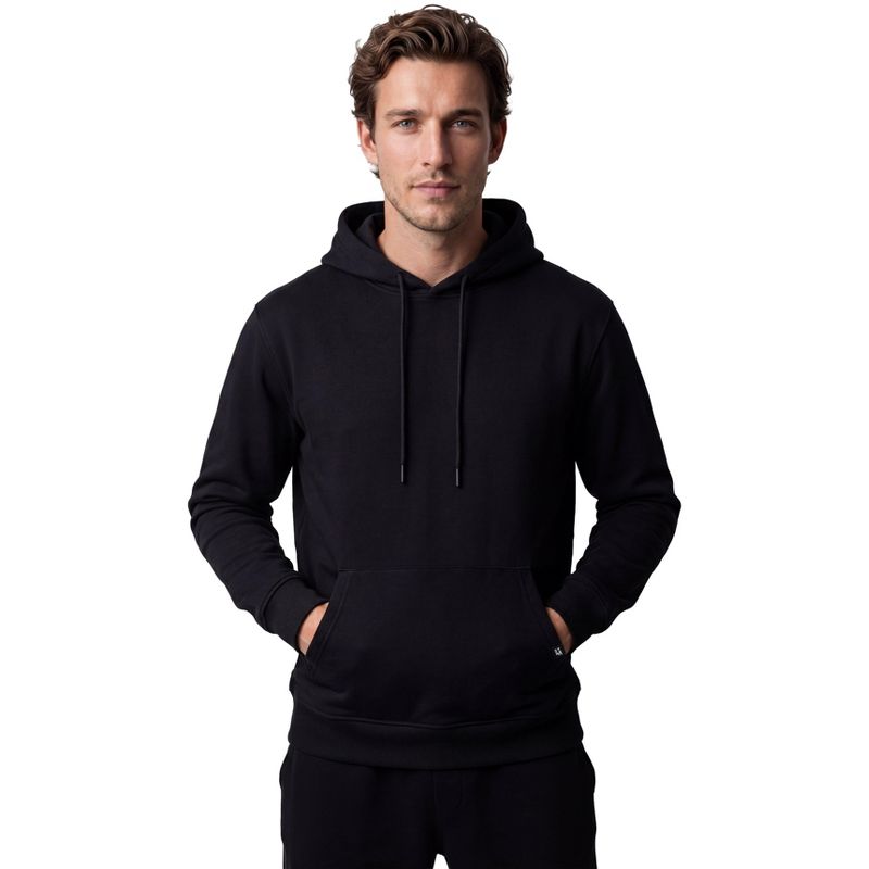 Modern Fold Men's Hoodie - Black / 2XL