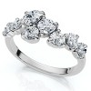 Pompeii3 2Ct TW Diamond Constellation Anniversary Ring 14k Gold or Platinum Lab Created - 3 of 4