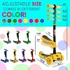 Hurtle ScootKid 3-Wheel Toddler Toy Scooter with LED Lights, Ages 1+, Fold-Out Seat - 3 of 4