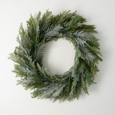 Sullivans Artificial Norfolk Island Cedar Christmas Accent Ring  Green  Indoor Christmas DÃƒÂ©cor