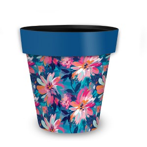 Briarwood Lane Everyday Planter 11.75" x 11" x 11" Abstract Floral Medium Planter - 1 of 4