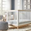 Fitted Crib Sheet Two by Two - Cloud Island™ Gray - image 2 of 4