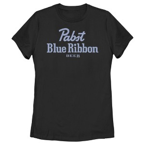 Women's Pabst Blue Beer Logo T-Shirt - 1 of 4