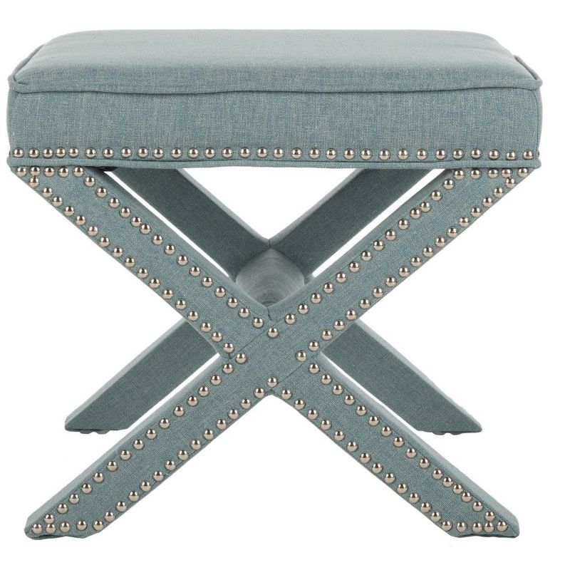 Palmer Ottoman with Nail Heads  - Safavieh, 1 of 8