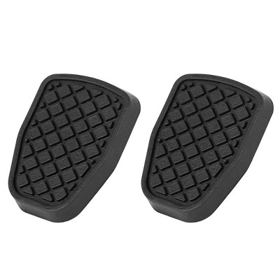 Unique Bargains Car Brake Clutch Pedal Pads Cover for Subaru Forester 1997-2002 Black 2Pcs