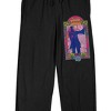 Janis Joplin New Border Print Men's Black Sleep Pajama Pants - image 2 of 4