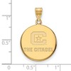 Black Bow Jewelry 10k Yellow Gold The Citadel Bulldogs NCAA Large Pendant - 2 of 3