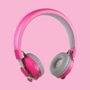 LiLGadgets Wireless Kids Headphones with Built-in Microphone, On-Ear Bluetooth Headset for School, SharePort Technology, Pink - 2 of 4