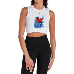 Women's Superman 2025 Superman Lois Look Up Sleeveless Crop Top Tank - 1 of 4