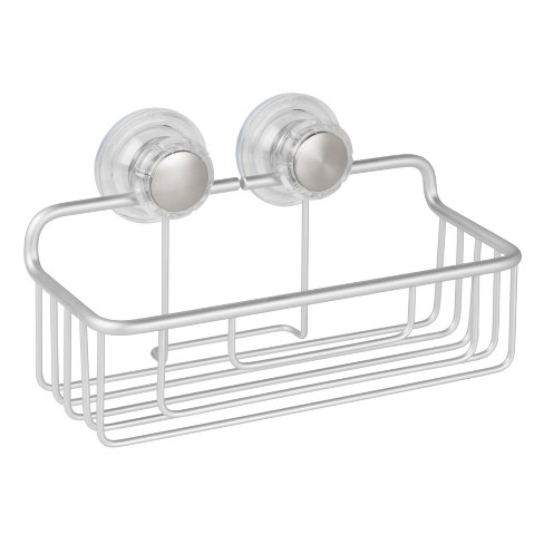 Interdesign Linea Adjustable Shower Caddy Silver
