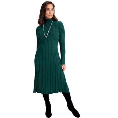 emerald green dress sweater Jessica London Women's Plus Size Mock Neck Midi Paint Color:Bluebell En Saison Women's Arya wfatelier Startupprize Scoop up this chic