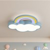 Artloge Kids Room Cloud & Rainbow Flush Mount Ceiling Lights Acrylic Shade Ceiling Lamp - 3 of 4