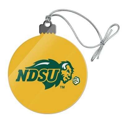 North Dakota State Bison Logo Secondary Acrylic Christmas Tree Holiday Ornament